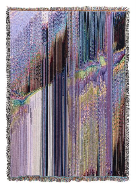 Textil Design, Illustrator Design, Plakat Design, Cotton Throw Blanket, Glitch Art, Woven Throw, Blanket Designs, Jacquard Weave, Textile Art