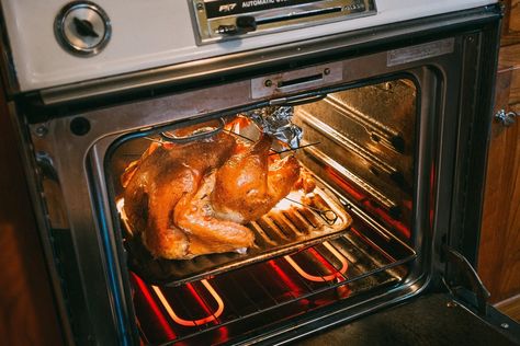 Thanksgiving in Your RV: 3 Menus for a Stress-Free Holiday | Togo RV Temperature For Chicken, Whole Chicken In Oven, Oven Grilled Chicken, Chicken In Oven, How To Grill Chicken, Grilled Whole Chicken, Chicken In The Oven, Braised Chicken Breast, Oven Repair