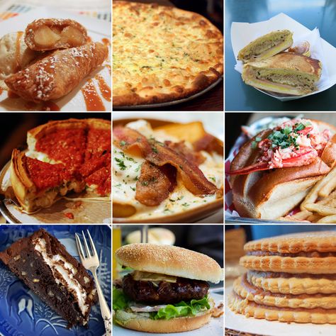 50 famous regional foods from every US state. What do you think is the most iconic food from your home state? American Foods, Recipe Icon, Regional Food, State Foods, Popsugar Food, Easy Chicken Dinner Recipes, American Food, African Food, Restaurant Recipes