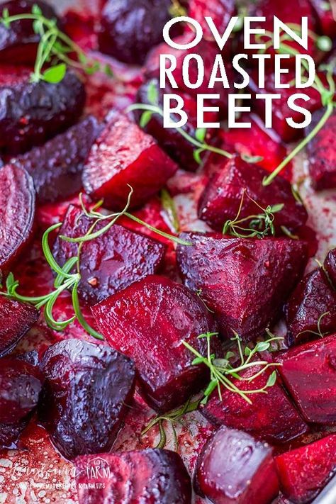 Beets In Oven, Roasting Beets, Roasted Beets Recipe, Roasting Beets In Oven, Cooking Beets, Table D Hote, Fresh Beets, Beet Recipes, Roasted Beets