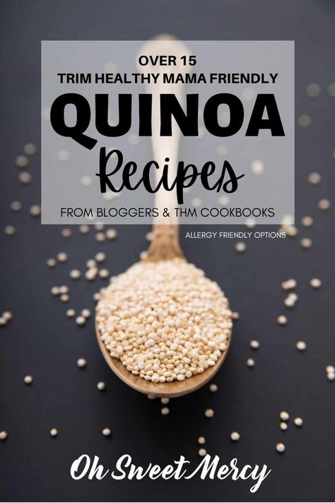 Thm Quinoa Recipes Breakfast, Thm Quinoa Recipes, Instant Pot Quinoa Recipes, Thm Meal Plans, Quinoa Recipes Breakfast, Trim Healthy Mama Diet, Thm Meals, Healthy Low Fat Recipes, Thm Breakfast