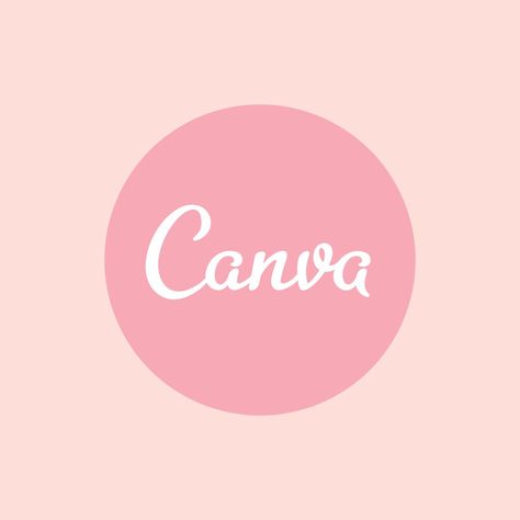 Canva Pink Icon, Canva App Icon, Canva Icon, Ipad Widgets, Youtube Ideas, Ipad Essentials, Folder Cover, Phone Ideas, Ios App Icon Design