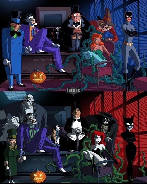 Dc Heroes And Villains, Batman Character Art, Dc Villains Wallpaper, Batfamily Wallpaper Pc, Batman Villains Art, Dc Comics Villains, Villain Wallpaper, Batman Villians, Dc Animation