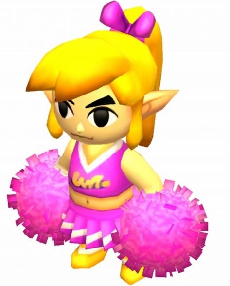 Cheerleader Outfit, Zelda Funny, Smash Or Pass, Cheer Outfits, Majoras Mask, Link Zelda, Wind Waker, Cheerleading Outfits, Funny Boy