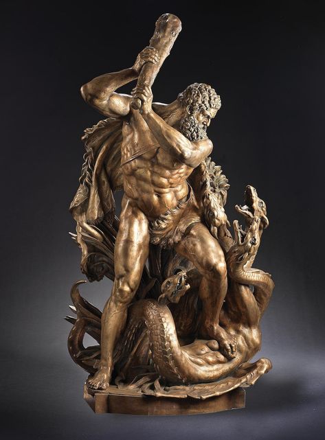 QUEST FOR BEAUTY Labors Of Hercules, Greek Mythology Tattoos, Antique Statue, Greek Mythology Art, Ancient Mythology, Found Art, Mythology Art, Greek Art, Greek Myths