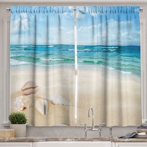 Beach house curtains