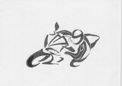 Superbike Drawing, 299 Km/h Tattoo, Bike Tattoos Motorcycles, Moto Tattoo Ideas, Motorbike Tattoo Ideas, Motorcycles Tattoo, Motorcycle Tattoo Ideas, Motorbike Tattoo, Moto Tattoo