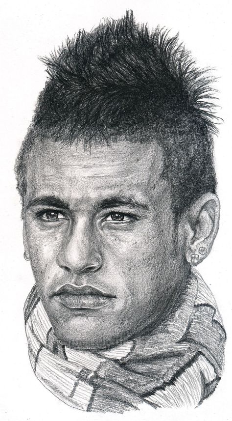 Neymar Jr Drawing Pencil, Football Players Drawing, Neymar Jr Drawing, Neymar Drawing, Neymar Art, Brazilian Soccer Players, Football Player Drawing, Brazilian Soccer, Soccer Drawing