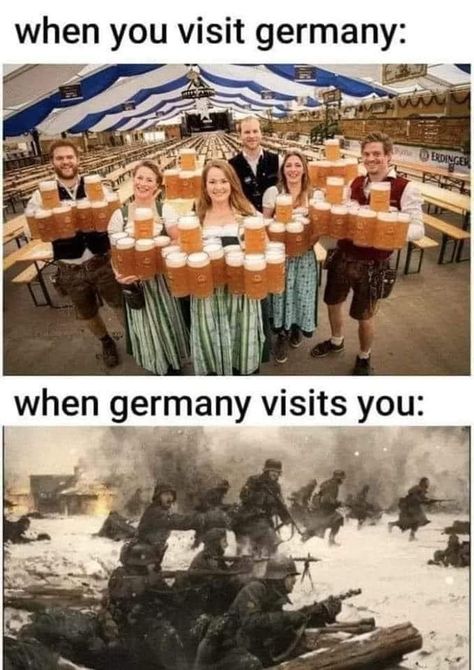 Politikai Humor, Historical Humor, Military Memes, Army Humor, History Jokes, Visit Germany, Country Memes, History Humor, 웃긴 사진