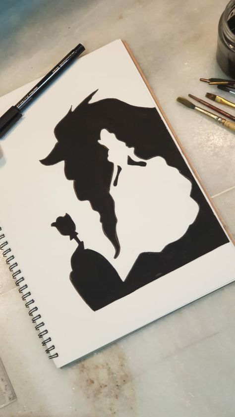 Beauty And The Beast Easy Drawings, Beauty And Beast Painting, Beauty And Beast Drawing, Beauty And The Beast Drawing Easy, Beauty And The Beast Drawing Sketches, Beauty And The Beast Paintings, Beauty And The Beast Drawings, Beauty And The Beast Sketch, Beauty And The Beast Painting