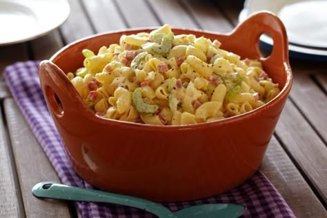 Old Fashioned Macaroni Salad, Celery Relish, Summer Side Dishes Recipes, Salad Macaroni, Food Network Chefs, Best Macaroni Salad, Classic Salad, Ham Steaks, Macaroni Salad Recipe