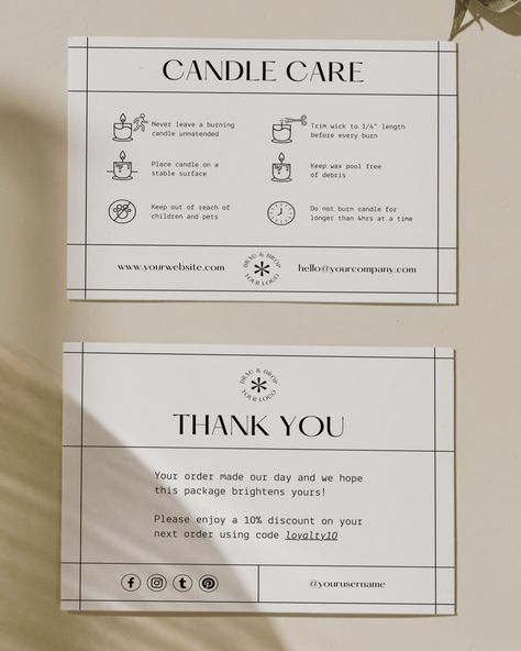 Candle Scents Recipes, Candle Care Card, Candle Packaging Design, Handmade Candles Diy, Candle Labels Design, Candle Printable, Candle Label Template, Homemade Scented Candles, Candle Projects