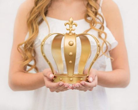 Gold Crown Cake Topper, Crown Centerpiece, Gold Wedding Cake Topper, Princess Cake, Sophia: Amazon.ca: Home & Kitchen Gold Crown Cake, Tiara Cake Topper, Gold Crown Cake Topper, Princess Party Cake, Cake Topper Princess, Large Wedding Cakes, Crown Centerpiece, Crown Cake Topper, Tiara Cake