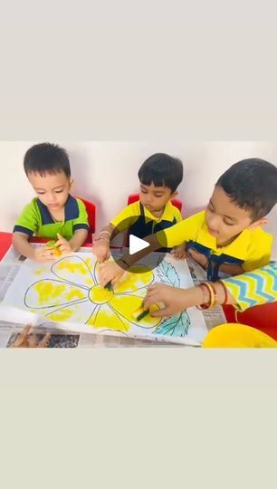 1.8K views · 15 reactions | Activity name: Sponging the flower activity

Skills focussed on: To recapitulate and reinforce the effects of yellow color✨🌼🌟⭐💛; to develop fine motor... | By Little Elites Preschool & Daycare, Kharghar | You can eat a piece of a yellow
juicy peach in the water man. Mommy leading sunset comes to
say the yellow sun is like the cheer you can eat a
piece of a yellow juicy peach see you turn to see the world around
and find what are the things with yellow colors you can see. Color Yellow Activities For Preschool, Flower Activity, Juicy Peach, Sponging, Yellow Sun, See The World, Green Colour, Fine Motor, Yellow Color