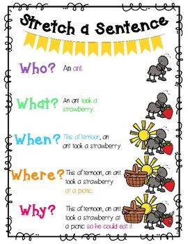 Stretch a Sentence Unit by Pencil Perfect | Teachers Pay Teachers Get perfectly written custom papers with no hassle, tailored just for you. Student Success Unleashed: Navigating Homework Like a Pro 😘 how to write a history dissertation conclusion, sentence starters for kindergarten, how do you critique a paper 🏡 #ResearchPaper Short Sentences For Kids To Read, Fun Writing Activities For 3rd Grade, 2 Sentence Stories, Stretch A Sentence, Sentence Anchor Chart, Education Tattoos, Quotes Outdoors, Writing English, Tattoos Celebrities