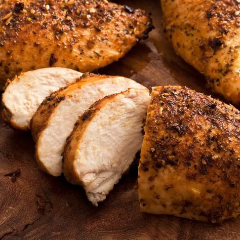 Kycklingfilé i Airfryer Quick Chicken Dishes, Perfect Chicken Breast, Sweet Teriyaki Sauce, Airfryer Recept, Raw Chicken Breast, Quick Chicken, Chicken Spices, Baked Chicken Breast, Leftover Chicken