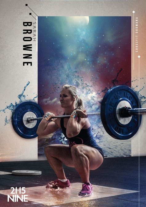 21.15.NINE CrossFit Athlete Posters by Carlz Söderström, via Behance Fitness Poster Design Ideas, Fitness Event Poster, Gym Poster Design Creative, Crossfit Graphic Design, Gym Offer Poster Design, Crossfit Advertising, Fitness Flyer, Yoga Center, Workout Posters