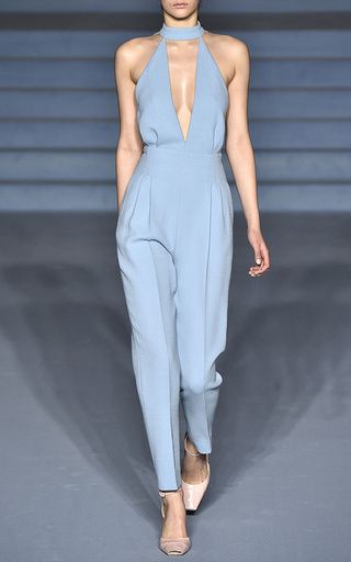 Off Shoulder Jumpsuit, Emilia Wickstead, Jumpsuit Elegant, Looks Chic, Sleeveless Jumpsuits, Mode Inspiration, Dress Code, Couture Fashion, Classy Outfits