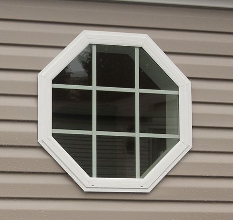 Octagon Window | Commodore of Pennsylvania Hexagon Window, Octagon Window, Porch Awning, Awning Windows, Shaped Windows, Porch Windows, Crank Windows, Rhombus Shape, Garage Office