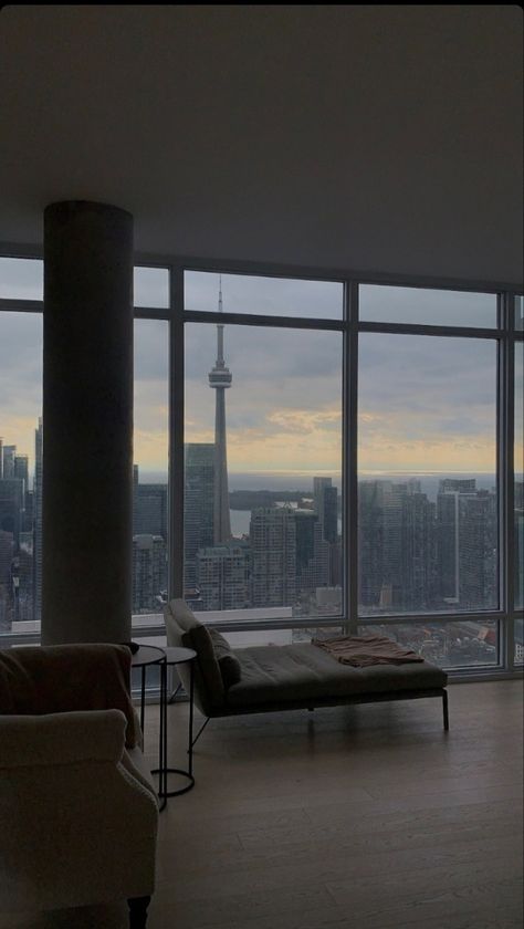 Downtown Toronto Apartment Aesthetic, Downtown Toronto Apartments, Toronto Canada Apartments, Batchlor Pad, Toronto Apartment Aesthetic, Downtown Toronto Aesthetic, Vancouver Penthouse, Condo Goals, Toronto Penthouse