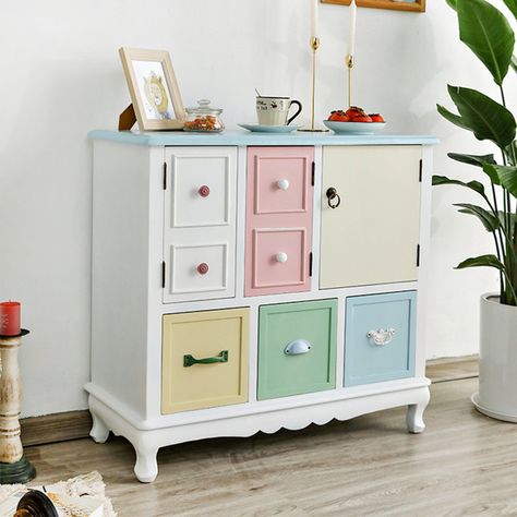 Shonita Accent Cabinet Painted Storage Cabinet, Cute Cabinet, Locker Bedroom, European Bedroom, American Living Room, Small Storage Cabinet, Room Things, Cabinet Living Room, Cabinets Storage