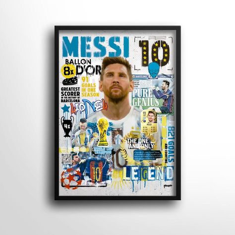 Messi illustration art