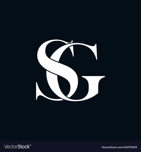 Letter sg luxury premium brand logo vector image Sg Tattoo Letter Design, Sg Logo Design Graphics, Sg Logo Design Creative, Sg Logo Design, Rp Names Ideas, Dslr Blur Background, Sg Logo, Money Images Cash Indian, Gs Logo