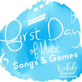 Kodaly Inspired Classroom: Back to School {First Day Activities} School First Day Activities, Back To School Games, Kodaly Songs, Classroom Back To School, School Traditions, First Day Back To School, Kindergarten Music, First Day Activities, Elementary Music Education