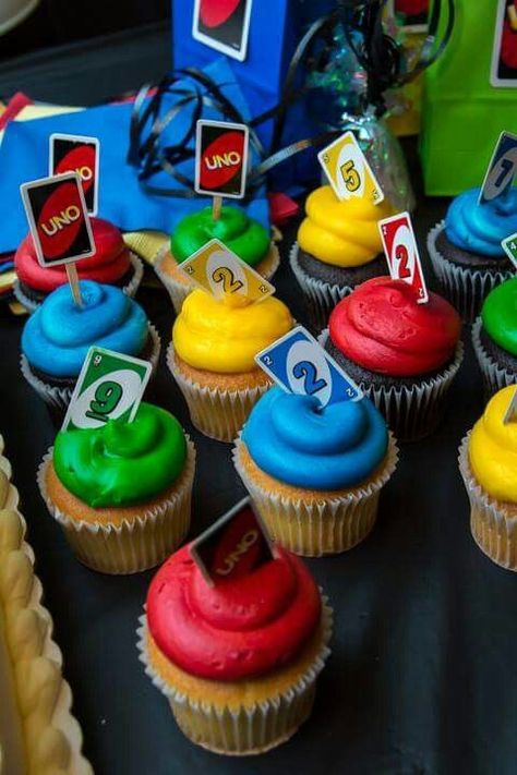 Uno Party Theme, Uno Cupcakes, Uno Birthday Cake, Uno Birthday Party Theme, Uno Themed First Birthday, Uno Birthday Party, Uno Party, Birthday Party Theme Ideas, Uno Birthday