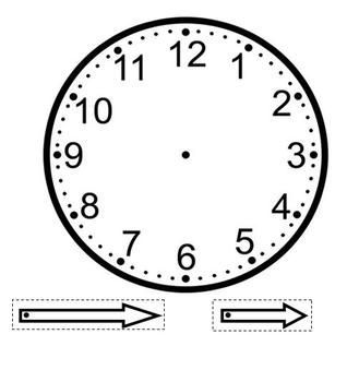 Make Your Own Clock, Blank Clock, Clock Face Printable, Clock Printable, Paper Clock, Clock Drawings, Clock Template, Make A Clock, Learn To Tell Time