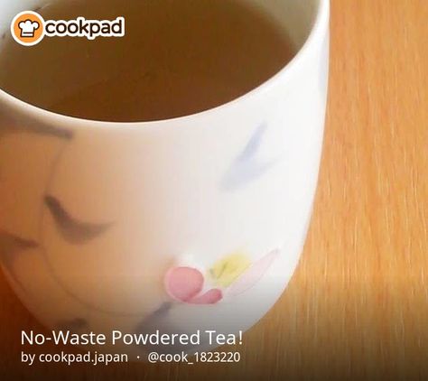 No-Waste Powdered Tea! Diy Instant Tea Powder, Instant Ice, Decaf Tea, Instant Tea, Green Tea Cups, Tea Powder, Oolong Tea, No Waste, How To Make Tea