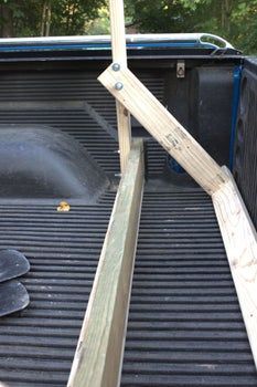 Build Your Own Low Cost Pickup Truck Canoe Rack - Instructables Kayak Rack Diy, Kayak Rack For Truck, Diy Truck Bedding, Canoe Rack, Truck Organization, Canoe Accessories, Kayak Cart, Pickup Truck Accessories, Canoe Building