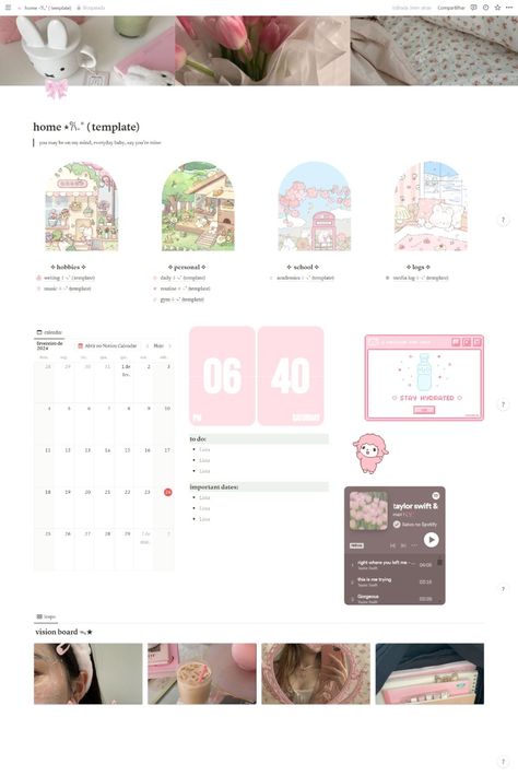 #Notion_Pfp_Aesthetic #Free_Pink_Notion_Template #Notion_Korean_Aesthetic #Aesthetic_Free_Notion_Templates Notion Korean Aesthetic, Pretty Notion Templates, Girly Notion Template, Free Pink Notion Template, Aesthetic Free Notion Templates, Wonyoungism Notion Template, Summer Notion Template, Cute Notion Template Free, Study Notion Template Free