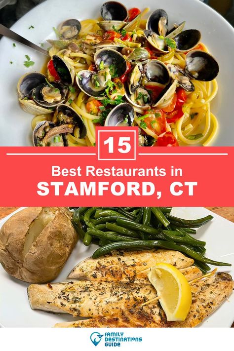 15 Best Restaurants in Stamford, Connecticut Stamford Connecticut, Unique Cafe, Family Destinations, Foodie Travel, Best Restaurants, Hidden Gems, Dining Experiences, Places To Eat, Connecticut