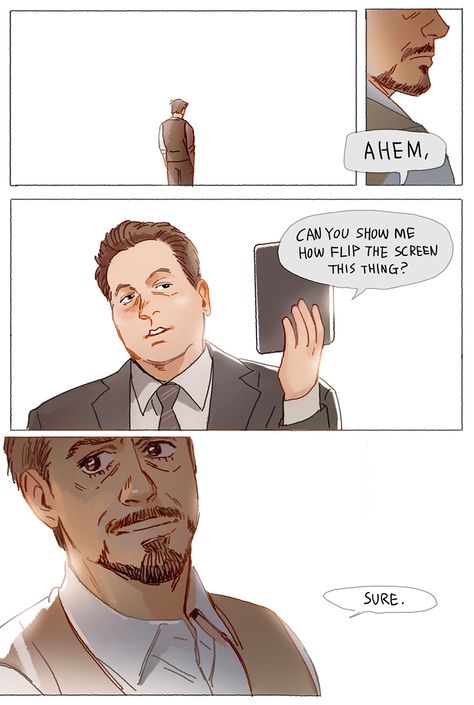 http://www.deviantart.com/art/with-Happy-643735401 Tony Stark Fanart, Avengers Fan Art, Iron Man Captain America, Iron Man Tony Stark, Marvel Fan Art, Spiderman Homecoming, Marvel Fan, Marvel Memes, Avengers Assemble