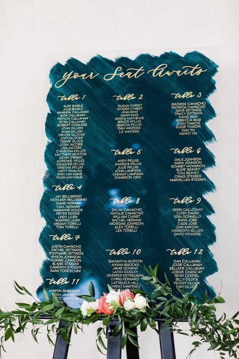 Dusty Blue Wedding Decor, Blue Wedding Decor, Acrylic Seating Chart, Acrylic Wedding Signs, Cricut Wedding, Gold Wedding Decorations, Dusty Blue Weddings, Acrylic Wedding, Wooden Wedding