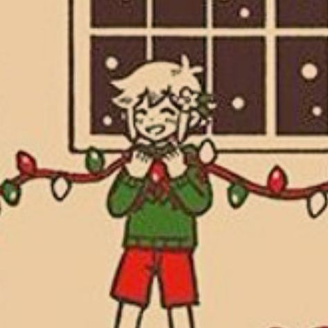 art credit : OMOCAT ☀️🌱 feel free to use <3 Basil Omori, Anime Christmas, Cute Couple Gifts, Boogie Woogie, Picture Icon, Christmas Icons, Home Icon, Boys Christmas, Matching Profile Pictures