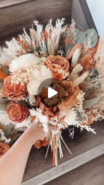 Boho Bouquet, Bride Bouquets, Pampas Grass, Dried Flowers, Brooklyn, Rust, Outlet, Weddings, Flowers