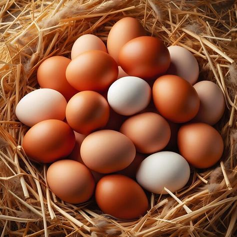 Photo fresh eggs many eggs hay natural e... | Premium Photo #Freepik #photo Egg Pic, Egg Pictures, Egg Photo, Reaction Pics, Fresh Eggs, Premium Photo, Coop, Reaction Pictures, Smartwatch