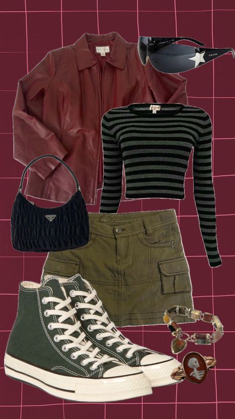 red alt outfit #ootd #outfit #summer #outfitinspo #vintage #nature #red Red Fairycore Outfit, Girls Rockstar, Fairycore Outfit, Warm Fits, Green Outfits, Glow Up, Pretty When You Cry, Downtown Girl, Vintage Nature