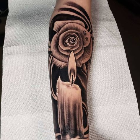 NextLevel tattoos on Instagram: “🕯#candletattoo 🕯 Booking for April” Candles Tattoo Design, Burning Candle Tattoo, Tattoo Candle, Candle Tattoo Design, Candle Tattoo, Occult Clothing, Witchy Woman, Burning Candle, Tatting