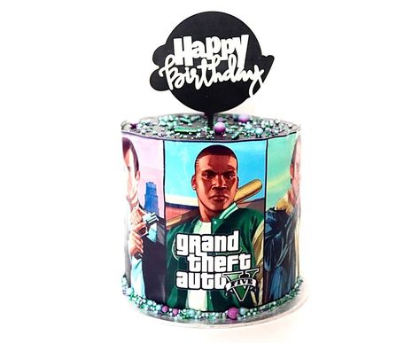 Cakedelightsdelfzijl by Wendy en Instagram: “Een GTA 5 taart voor mijn neefje Dyano 🥳❤️” Gta Cake Ideas, Gta Cake, Boys Cake, Gta V, Boy Birthday Cake, 11th Birthday, Cakes For Boys, Gta 5, Grand Theft Auto