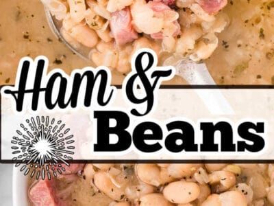 Canned Great Northern Beans, Ham And Beans Recipe, Ham Broth, Thursday Dinner, Ham Soup Recipes, Side Dishes For Ham, Ham Casserole, Quick And Easy Soup, Ham Soup