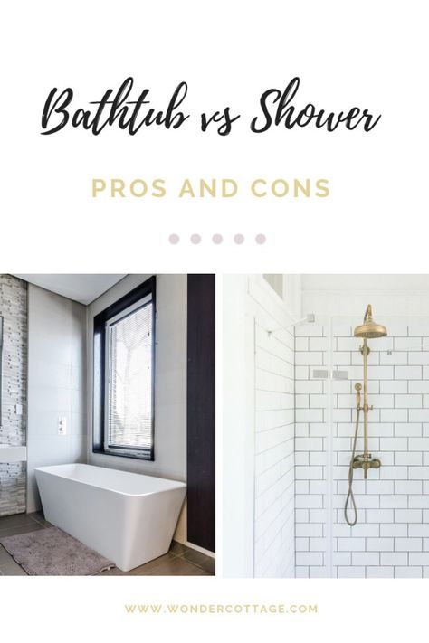 bathtub vs shower Grey Wall Decor, Over Toilet, Vinyl Decor, Vanity Decor, Budget Bathroom, Bathtub Shower, Home Spa, Flooring Options, Grey Walls