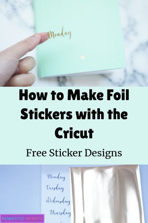 How To Make Foil Stickers, Clear Stickers Cricut, Freebie Sticker Ideas, Sticker Ideas Cricut, Cricut Stickers Free Printable, How To Make Stickers With Cricut, Cricut Stickers Ideas, Best Sticker Paper, Bujo Decoration