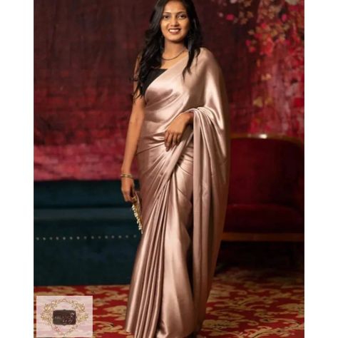 Seen here Our Queen Shop from kreationbykj.in Search using product name: Rose Gold Satin Silk Saree #netsaree #chiffonsarees #georgettesaree #organzasilk #boutiquewear #fancysarees #kreationbykj #organzasilksaree #instagrammarketing #handembroidery #zardosidaree #ombresaree #pinksaree #greensaree #bluesaree #organzasari #organzasaree #chiffonsaree #gotapatti #satin #velvetsaree #handcraftedsarees #crushedsaree #bollywood Velvet Saree, Rose Gold Satin, Queen Shop, Organza Silk Saree, Net Saree, Green Saree, Blue Saree, Organza Saree, Pink Saree