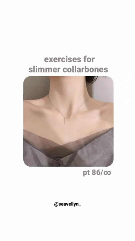 Collar Bone Workout, Membakar Lemak Perut, Kpop Workout, How To Get Slim, Workout Easy, Quick Yoga, Small Waist Workout, Facial Massage Routine, Daily Workout Plan