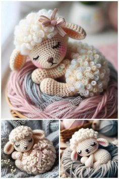 Free Crochet Lamb Pattern, Crochet Minecraft Pattern Free, Crochet Lamb Free Pattern, Sheep Crochet Pattern, Crochet Lamb Pattern, Hardcore Minecraft, Unique Crochet Patterns, Crochet Baby Mobiles, Diy Crochet Patterns