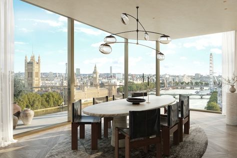 All 28 units at Third.i's The Doulton will have direct views over the Thames and access to 'first-class' amenities. London Penthouse, Banda Property, London Living, London Property, Fine Living, Dream Apartment, Luxury Property, Interior Design Firms, Interior Design Studio