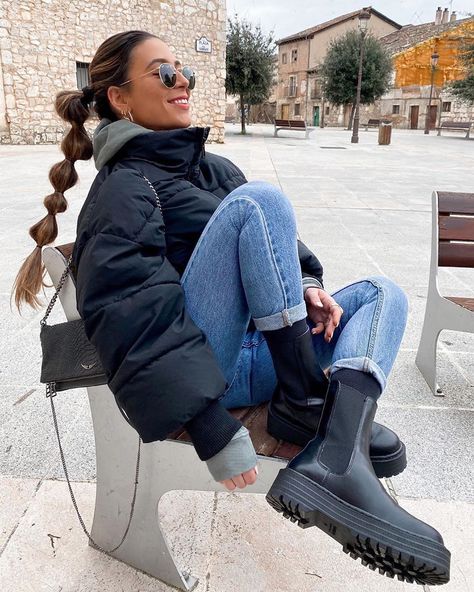 Winter Fashion Outfits Casual, Cold Outfits, Ținută Casual, Modieuze Outfits, Mode Inspo, Casual Winter Outfits, Look Vintage, Autumn Outfit, Mode Streetwear